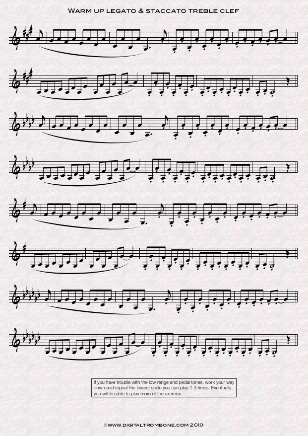best trumpet pedal tones exercises